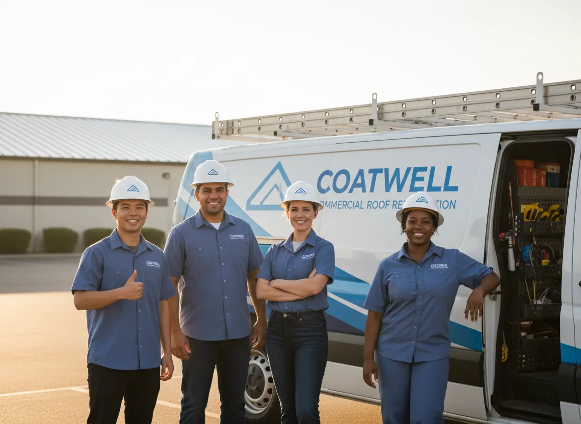 Commercial roof coating company in Crandall, TX